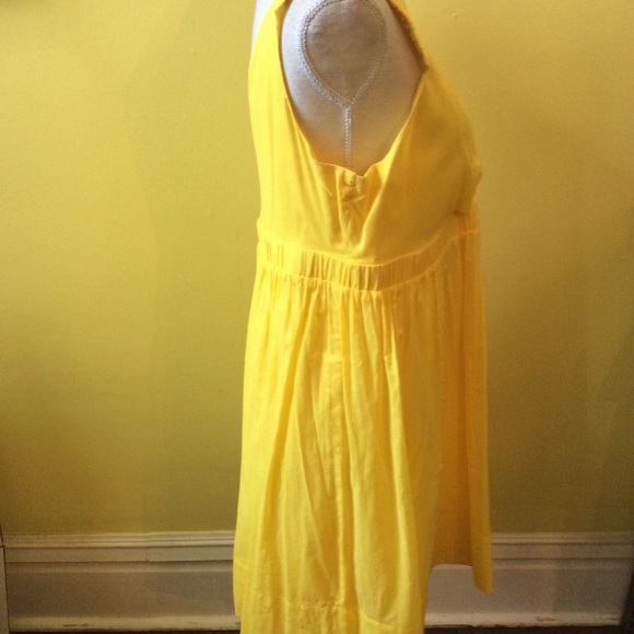 Calvin Klein Cute Bright Yellow Sundress Size 14 - Picture 6 of 12